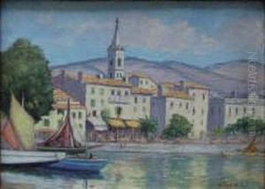 "port De Sanary" by Albert Andre