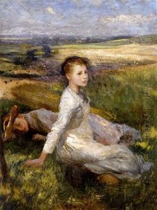 Summer In The Fields by Sir George Clausen