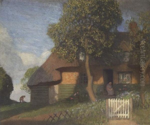 Clark's Cottage, Duton Hill, Essex, Evening - view 1