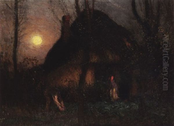 Cottage By Moonlight - view 1