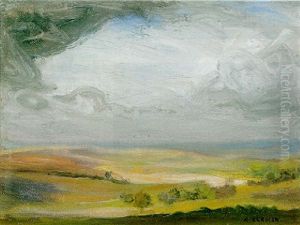 Extensive Landscape by Sir George Clausen