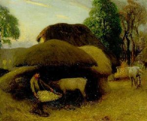The Farmyard, Evening by Sir George Clausen
