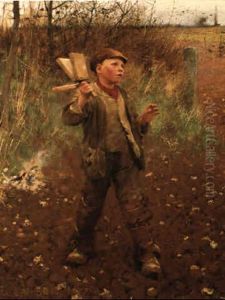 Bird-scaring by Sir George Clausen
