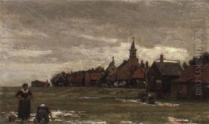 Dutch Village by Sir George Clausen