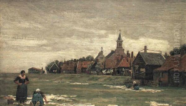 Washerwomen, Holland - view 1