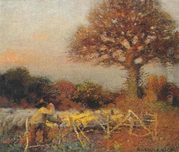A Sheepfold, Early Morning - view 1