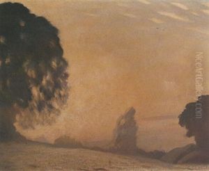 Misty Sunrise by Sir George Clausen
