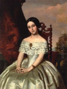 Portrait Of A Lady by Pelegri Clave y Roque