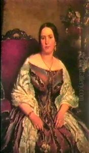 Retrato De La Sra. Consolacion Rionda De Bringas by Pelegri Clave y Roque