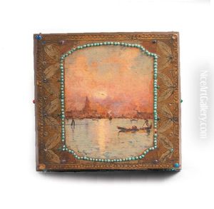Coucher De Soleil Sur Venise by Marie Joseph Leon Clavel Iwill