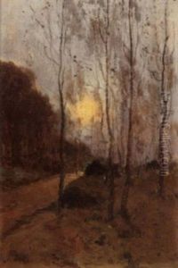Moonlit Forest by Marie Joseph Leon Clavel Iwill