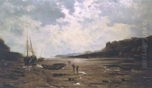 Fishing Boats At Low Tide