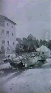Im Hafen Von Guethary by Marie Joseph Leon Clavel Iwill