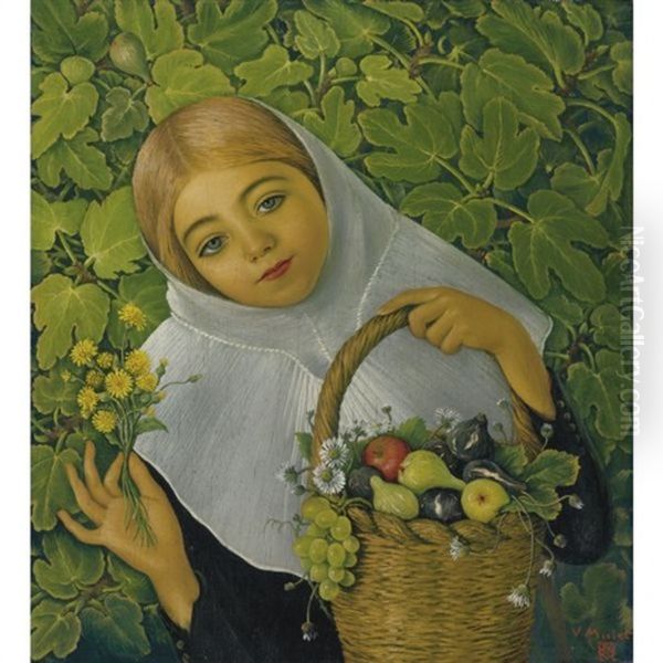 Gathering Fruit And Flowers - view 1