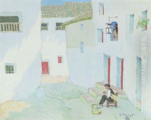 Man Making Twine by Vincente Mulet Claver