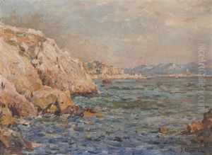Corniche A Marseille by Jules-Justin Claverie