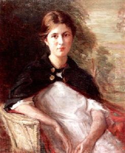 Portrait Of Frances Hale by John Willard Clawson