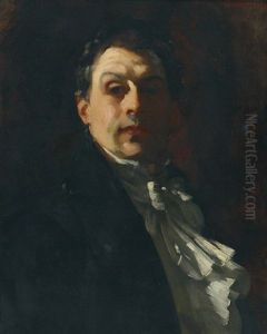 Portrait Of A Gentleman by Gertrude Des Clayes
