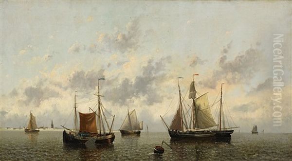 Kustmotiv Med Segelfartyg - view 1