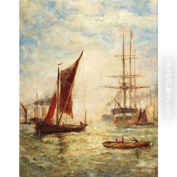 Boats In A Harbour - view 1