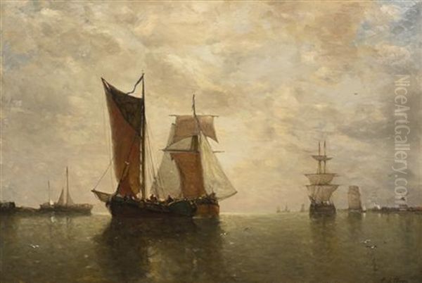 Ships At Harbor - view 1