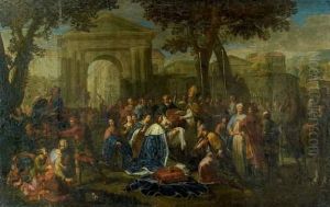 Saint Louis, Accompagne De La Famille Royale, Recoit La Couronne D'epines Des Mains D'un Prelat
 Le Couvent Des Jacobins Fut Supprime En 1790. L'eglise, Devenue Paroissiale Sous Le Vocable De Saint Thomas D'aquin, Fut Fermee Peu Apres Puis Pillee.