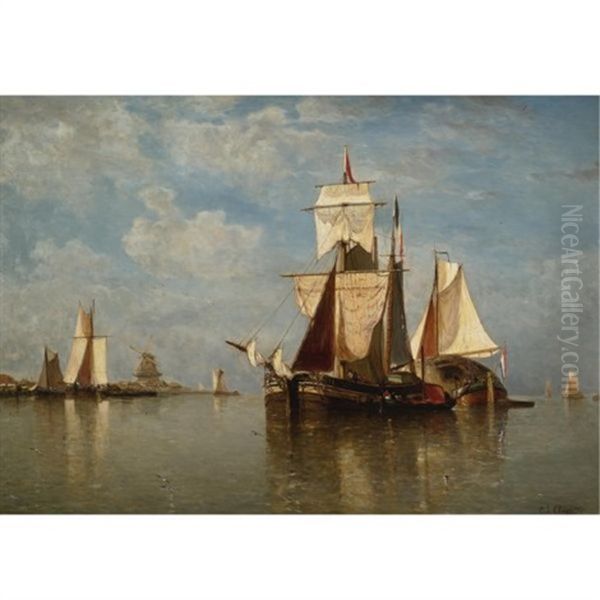 Shipping Off The Dutch Coast - view 1