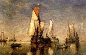 On The Scheldt by Paul Jean Clays