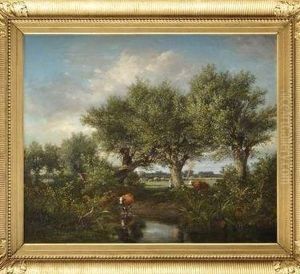 Le Repos Du Troupeau by Jules Andre