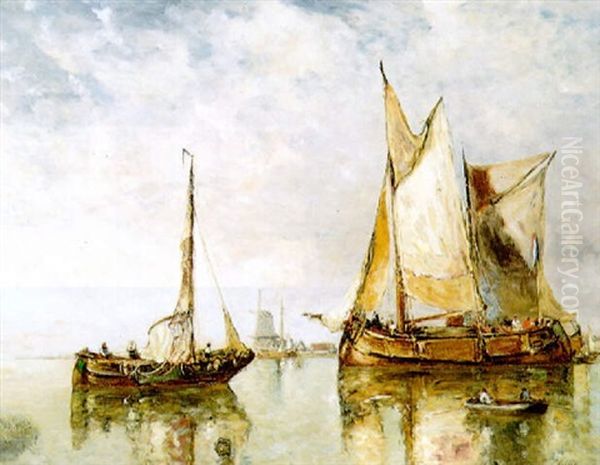 Shipping In Rotterdam Harbor - view 1
