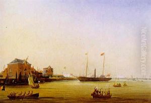De Aankomst Van Koningin Victorie Te Oostende In 1843