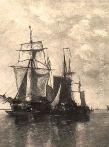 Harbor Scene Harbor Scene