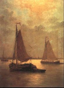 Marine Par Temps Calme by Paul Jean Clays