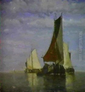 Marine Par Temps Calme by Paul Jean Clays