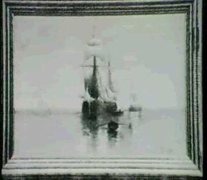 Belgian Ships At Sea by Paul Jean Clays