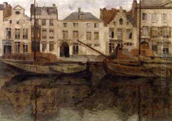Sailing Vessels From Yrseke In Harbour - view 1