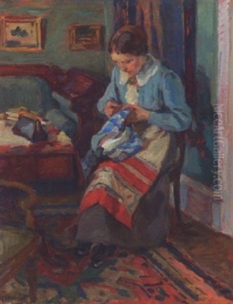 Stueinterior Med Dame Der Syer - view 1