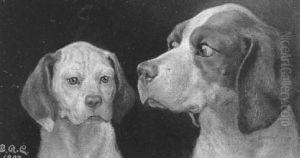 Hundeportraits by Gustav Adolf Clemens