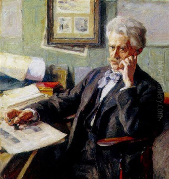 Portraet Af Xylograf F. Hendriksen - view 1