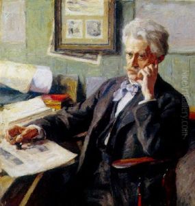 Portraet Af Xylograf F. Hendriksen Portraet Af Xylograf F. Hendriksen