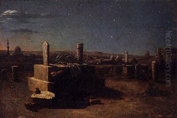 Veuve Fellah Au Tombeau De Son Epoux - view 1