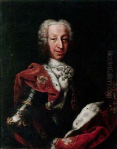 Portrait Of Charles-emmanuel Iii, Duke Of Savoy And King Of Sardinia, Wearing Armour And The Order Of The Annunziata