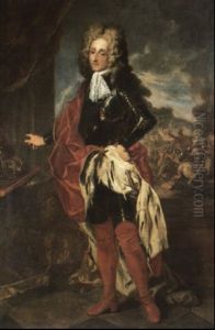 Portrait Of Victor Amadeus Ii Of Savoy Wearing Armour And An Ermine Robe