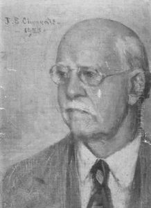 Portrait Of J.b. Clements, Brother Of George Henry by George Henry Clements