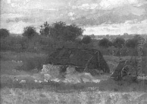 Landscape With Farmhouse And Picker Landscape With Farmhouse And Picker