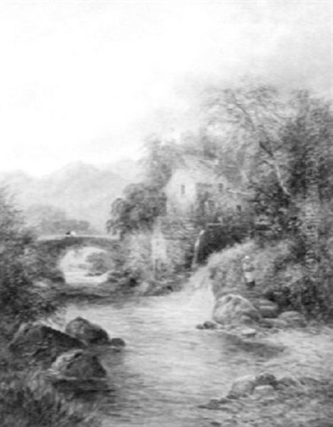 The Water Mill, Bettwsy Coed, N. Wales - view 1