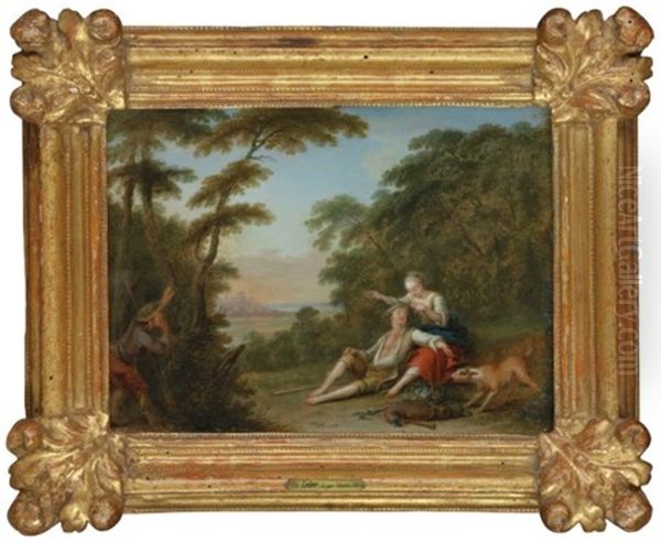 A Landscape With Couple Of Lovers, Spied By A Shepherd - view 1