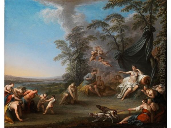 Diana Lasst Den Satyr Bestrafen - view 1