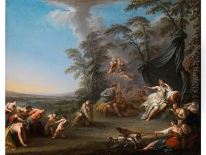 Diana Lasst Den Satyr Bestrafen