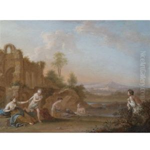 Diana And Callisto by Jacques Sebastien Le Clerc